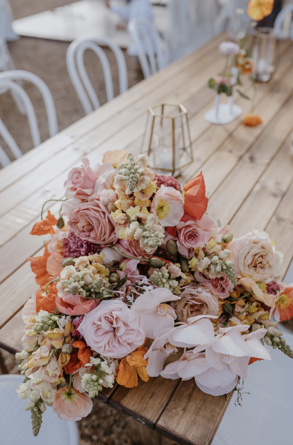 Honey timber dining table Frank and Joy