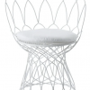 Re Trouve Dining Chair With White Cushion